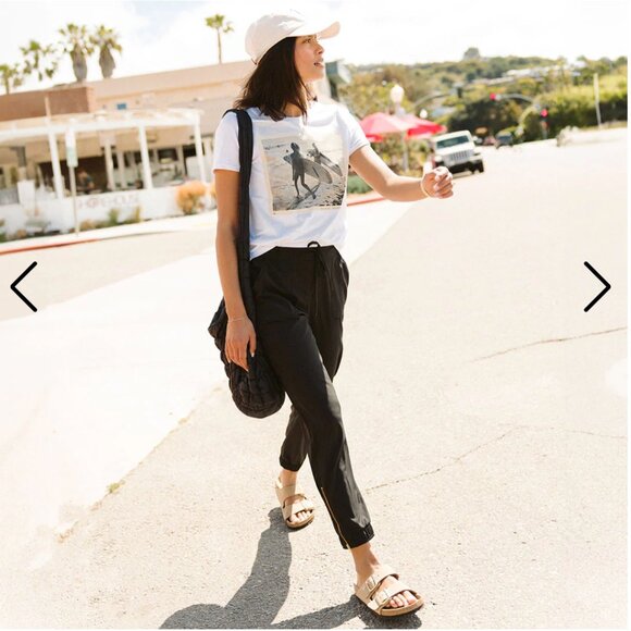 Albion Jetsetter Black Joggers Zipper Drawstring Athleisure Women's XXS - Picture 5 of 16